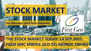 THE STOCK MARKET TODAY: 14 SEP 2021