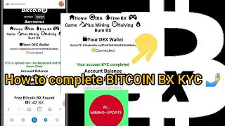 BITCOIN BX NEW UPDATE 🤑 KYC VERIFICATION IS OPENED ✅ HOW TO COMPLETE KYC VERIFICATION🤳 STEP BY STEP