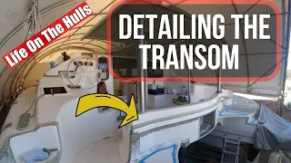 Detailing the Transom // Complete Catamaran Build Ep275
