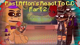 Past Afton Family React To Future C.C Afton Part 2|Gacha Club|-[My AU]