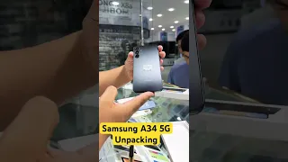 SAMSUNG A34 5G Graphite Unpacking #shorts #samsung #rek