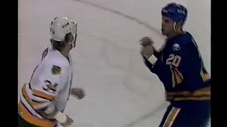 Sabres - Bruins rough stuff 11/30/89