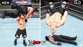 WWE 2K20 Top 10 New Finishers vs Old Finishers!! Part 3