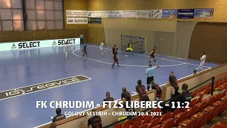 FK Chrudim - FTZS Liberec, futsal club 11:2 (7:0) - Chrudim 20.4.2021