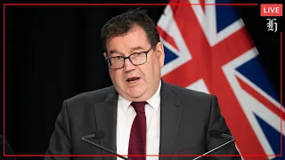 Finance Minister Grant Robertson delivers pre-Budget speech