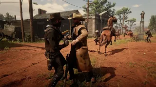 Red Dead Redemption 2 - Epic Action & Funny Ragdoll Moments Vol.54 [4K/60FPS]