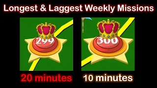 Weekly Missions 299 & 300 ( Insane Difficulty ) | LONGEST MISSION | Stick War Legacy