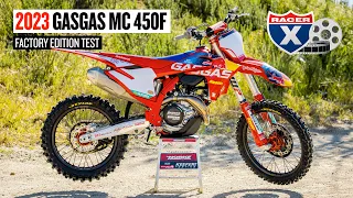 Riding the 2023 GasGas MC 450F Factory Edition | Racer X Films