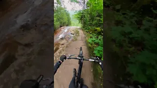 GoPro | Biking Down a River Bed POV 🎬 Rémy Métailler #Shorts