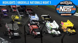 World of Outlaws NOS Energy Drink Sprint Cars | Knoxville Raceway | August 9, 2023 | HIGHLIGHTS