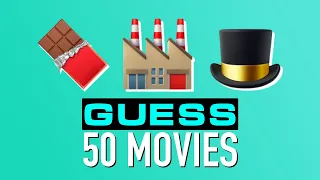 Guess the Movie by Emoji / 50 Films Emoji Puzzles / Do You Know Them All? /  Top Movies Quiz Show