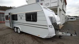 Beste Doppelachser Wohnwagen 2022: TABBERT Puccini 650 Royal Profi F 2022