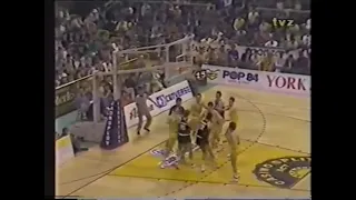 Vlade Divac 1989 G2 Yugoslavian League Final Jugoplastika Split vs Partizan Belgrade