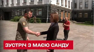 Володимир Зеленський зустрівся з Маєю Санду