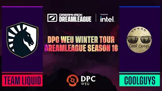 Dota2 - Coolguys vs. Team Liquid - Game 2 - DPC WEU Winter Tour - DreamLeague Season 16