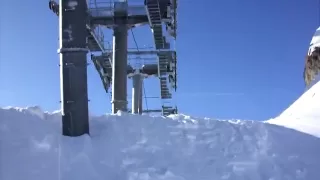 world scariest chair lift, Val d'Isere, France