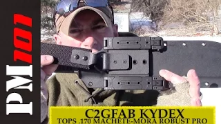 C2GFAB KYDEX: TOPS .170 Machete - Mora Robust Pro     - Preparedmind101