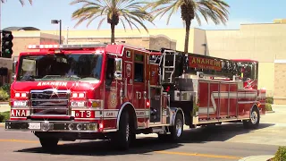 Anaheim Fire Rescue.(Station 3) Responding