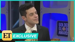 Golden Globes 2019: Rami Malek Backstage (FULL INTERVIEW)