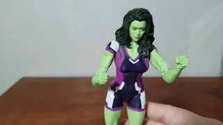 Marvel Legends She-Hulk Disney Plus Infinity Ultron BAF Wave Hasbro Action Figure Review