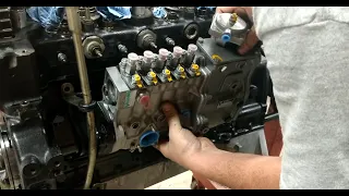Mercedes om617 Rebuild - Part 21 - Injection Pump, Throttle Linkage, Injectors