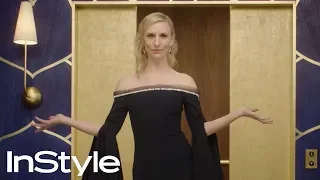 Mickey Sumner, Chris Kantrowitz, & James Wolk | 2020 Golden Globes Elevator | InStyle | #Shorts