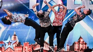 Dance act OK WorldWide are flipping AMAZING! | Britain's Got Talent 2015