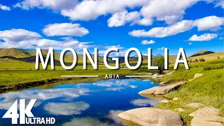 FLYING OVER MONGOLIA (4K UHD) - Relaxing Music Along With Beautiful Nature Videos - 4K Video UltraHD