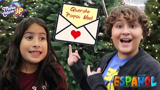 Maria Clara y JP escriben a Papá Noel y compran un Árbol de Navidad