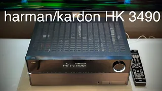 Harman Kardon HK 3490 stereo receiver looking inside test