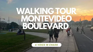 🇺🇾 Montevideo Boulevard, Uruguay - 4K Walking Tour In The Streets Of The World