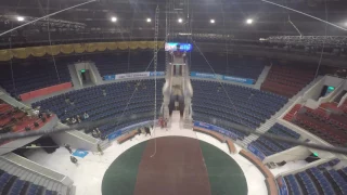 Flying Trapeze Heroes - double double somersault! China 2016.