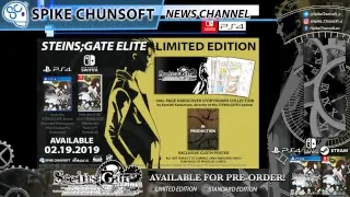 STEINS;GATE ELITE Japanese Premium Edition  | Unboxing Livestream