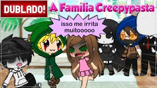 [ DUBLADO ] 24 HORAS NA CASA DAS " CREEPYPASTAS " l GACHA