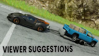 BeamNG Drive - HillClimb With Heavy Load (Two Suggestions In One Video)