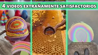 4 VIDEOS EXTRAÑAMENTE SATISFACTORIOS 😋🌈  !! | #short #satisfying #satisfactorios