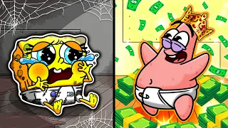 Spongebob Got Hurt by Patrick #2 | Spongebob's Sad Story... | Spongebob Cartoon Animation