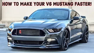 How to Make a V6 Mustang Faster! With Cost!!!