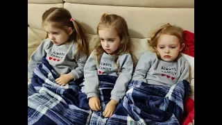 Chore trojaczki - poranna rutyna | Sick triplets - morning routine