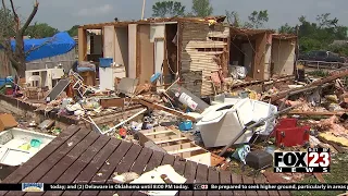 Video: Barnsdall woman says she was watching FOX23 just before tornado hit home