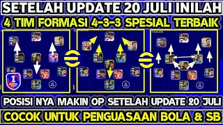 WOW !! INILAH FORMASI 433 SPESIAL TERBAIK DI EFOOTBALL 2023 UNTUK PENGUASAAN BOLA &  SERANGAN BALIK