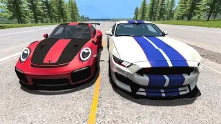 Street Racing Crashes #1- BeamNG Drive | SmashChan