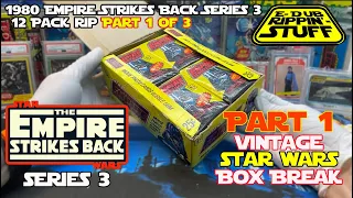 Vintage Star Wars - 1980 Empire Strikes Back Series 3 12 Pack Rip *Part 1 of 3 *