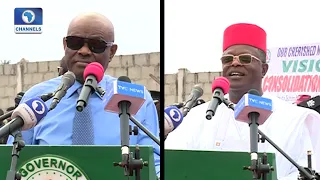 'I Didn’t Exit PDP Because Of You', Umahi Tells Wike