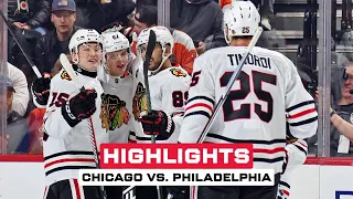 HIGHLIGHTS: Chicago Blackhawks vs. Philadelphia Flyers