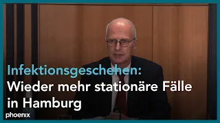 Pressekonferenz mit Peter Tschentscher zur aktuellen Corona-Situation in der Hansestadt am 20.10.20