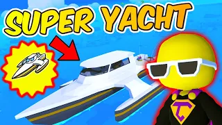 NEW MEGA SECRET!! WE HAVE UNLOCKED THE SUPER YACHT in the NEW Wobbly Life update