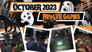 October 2023 New Vr Game Releases (PCVR, Quest 2, PSVR2)