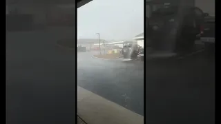 HEAVY DOWNBURST Prescott Valley, Arizona 7/20/22 5PM #shorts #thunderstorm #storm