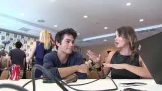 YAH Chats with Teen Wolf's Dylan O'Brien and Shelley Hennig at Comic-Con